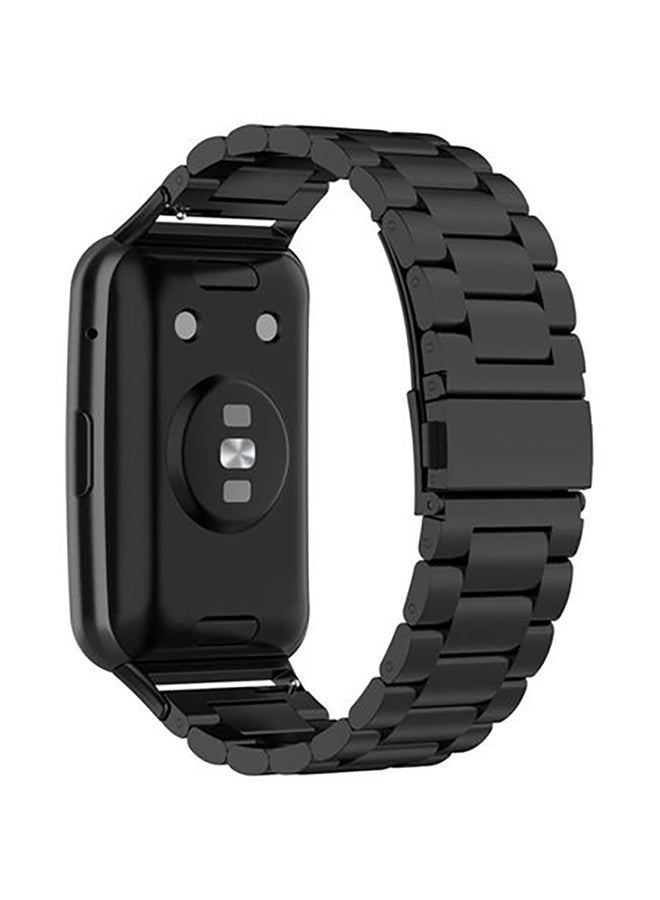 فيت سوار معدنيband ووتش فيت مقاس 42/44/45/49 mm لون أسود - Image 2